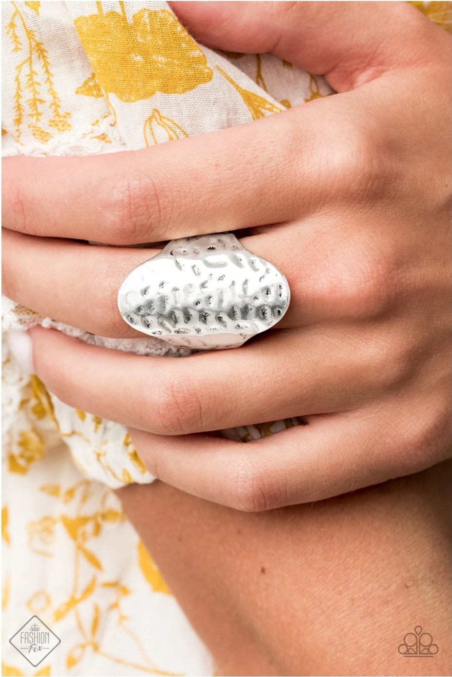 Revamped Ripple Silver Ring SSF0920- Paparazzi
