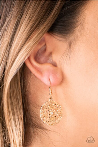 Rochester Royale Gold Earrings- Paparazzi