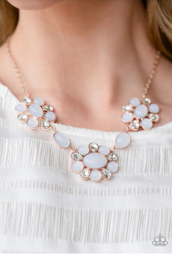 Your Chariot Awaits Rose Gold Necklace- Paparazzi
