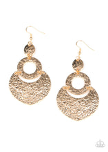 Load image into Gallery viewer, Shimmer Suite Gold Earrings- Paparazzi