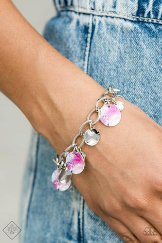 Teasingly Tie Dye Multi Bracelet SS1020- Paparazzi