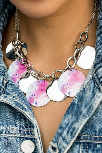 Tie Dye Drama Multi Necklace SS1020- Paparazzi