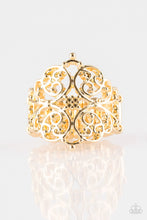 Load image into Gallery viewer, Victorian Valor Gold Ring- Paparazzi