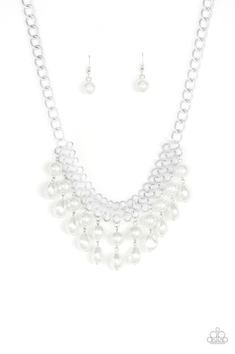 5th Avenue Fleek White Necklace- Paparazzi