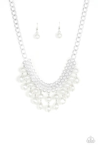 5th Avenue Fleek White Necklace- Paparazzi