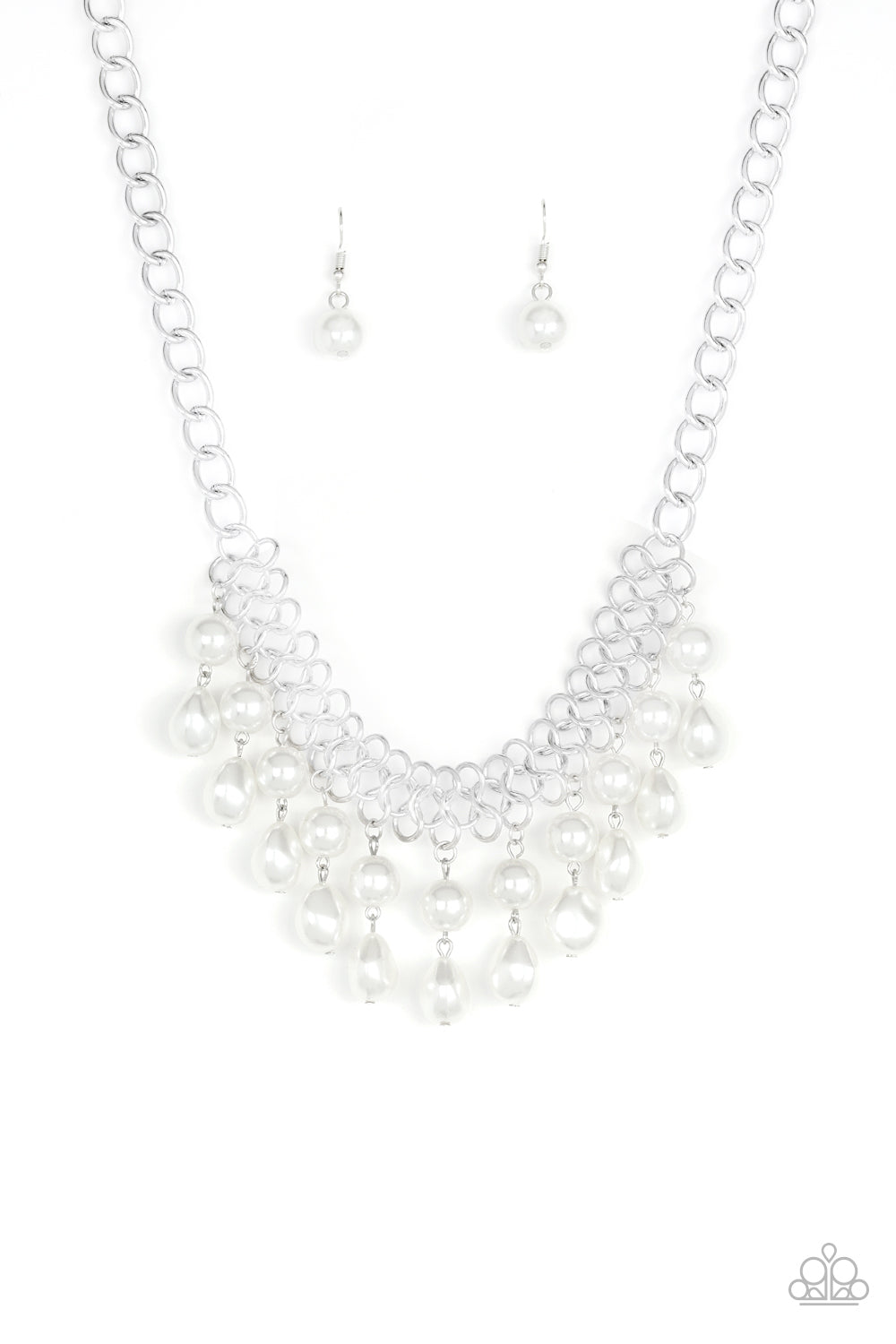 5th Avenue Fleek White Necklace- Paparazzi